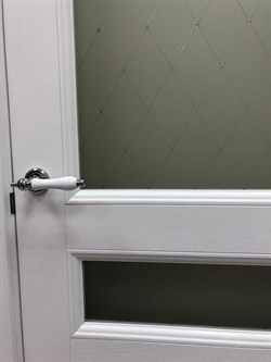 Межкомнатная дверь Profil 94RNS Монблан Сатинат Светлый - фото 51263