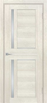 Межкомнатная дверь Profil 19MXN Дуб Беленый LACOBEL Белый - фото 51498