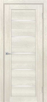 Межкомнатная дверь Profil 7MXN Дуб Беленый LACOBEL Белый - фото 51506