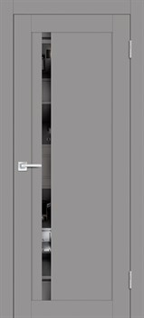 Межкомнатная дверь Profil 2.71SNT Какао матовый LACOBEL Зеркало - фото 51724