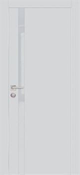 Межкомнатная дверь Profil 6SE Alum Манхэттен LACOBEL Матовый - фото 51743