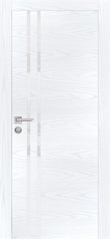 Межкомнатная дверь Profil 19SZN ABS Пекан Белый LACOBEL Белый - фото 51763