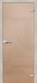 Стеклянная дверь AGL Бронза - фото 55975