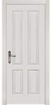 Межкомнатная дверь Темпл Белый Классик - фото 56063