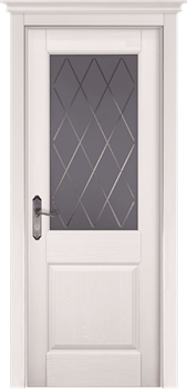Межкомнатная дверь Ставангер-S Белый Классик Мателюкс - фото 56072