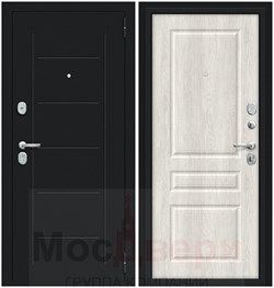 Входная дверь PK-1 Черный бархат / Касабланка - фото 56168