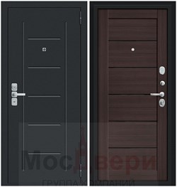 Входная дверь RT-1 Черный бархат / Венге - фото 56181