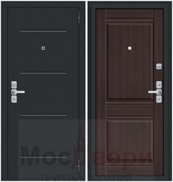 Входная дверь N-1 Черный бархат / Венге - фото 56183