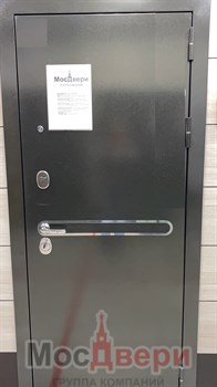 Входная дверь Alvesta Черный бархат / Венге Зеркало - фото 56745