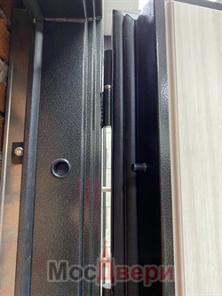 Входная дверь Alvesta Черный бархат / Дуб Неаполь Зеркало - фото 56770