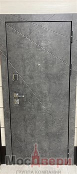 Входная дверь Rushmore Бетон Антрацит / Бетон Платина - фото 56813