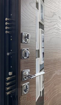 Входная дверь Hoff Черный жемчуг / Венге - фото 56834