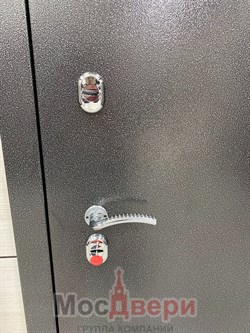 Входная дверь Safe Thermo Антик серебристый / Белая Эмаль - фото 56889