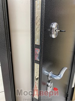 Входная дверь Safe Thermo Антик серебристый / Белая Эмаль - фото 56890