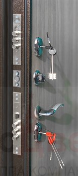 Входная дверь Safe Thermo Антик серебристый / Капучино - фото 56904