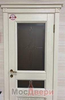 Межкомнатная дверь Франклин Слоновая кость Мателюкс - фото 56942