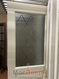 Межкомнатная дверь Бостон Белый Классик Мателюкс - фото 56950