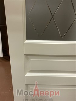 Межкомнатная дверь Бостон Белый Классик Мателюкс - фото 56951