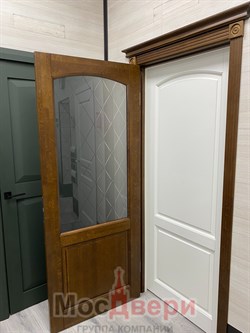 Двустворчатая дверь Ричмонд Дуб Винтаж Мателюкс - фото 56968