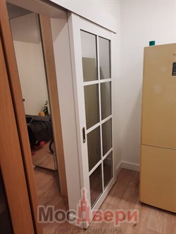 Раздвижная дверь Profil 101RU Аляска Зеркало - фото 57027