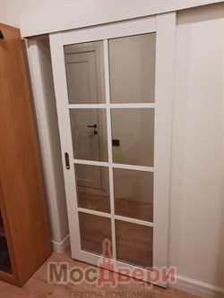 Раздвижная дверь Profil 101RU Аляска Зеркало - фото 57028