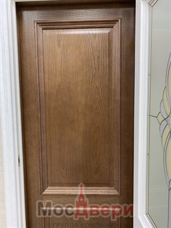 Межкомнатная дверь Ариадна Американский дуб со стеклом - фото 57092