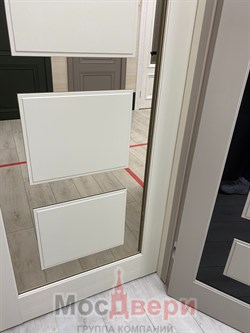 Межкомнатная дверь Profil 2.64RTN Крем Зеркало Бронза - фото 57134