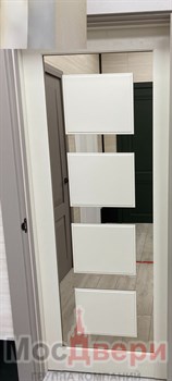 Двустворчатая дверь Profil 2.64RTN Крем LACOBEL Черный - фото 57157