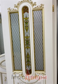 Межкомнатная дверь Amazzoni Avorio Oro Disegno - фото 57180