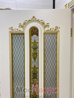 Межкомнатная дверь Amazzoni Avorio Oro Disegno - фото 57182