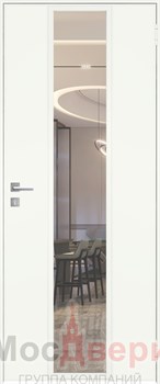 Алюминиевая дверь AG Intarsio 813 Bianco RAL 9016 Transparent - фото 57245