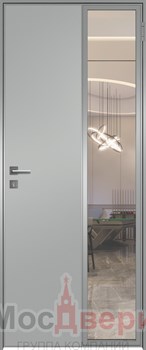 Алюминиевая дверь AG Intarsio 815 Argente RAL 9006 Transparent - фото 57246