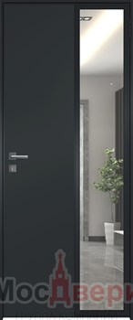 Алюминиевая дверь AG Intarsio 815 Noire RAL 7021 Transparent - фото 57247