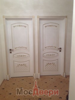 Межкомнатная дверь Аурелия Бьянко Оро - фото 57283