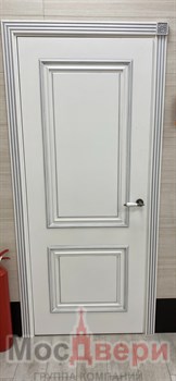 Межкомнатная дверь Parma Bianco Argento - фото 57285