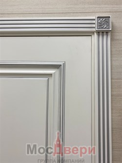 Межкомнатная дверь Parma Bianco Argento - фото 57288