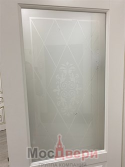 Межкомнатная дверь Bellagio Bianco Matelux Ромб - фото 57299 Межкомнатная дверь Bellagio Bianco Matelux Ромб - фото 57299