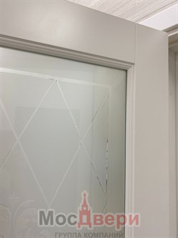 Межкомнатная дверь Bellagio Bianco Matelux Ромб - фото 57301 Межкомнатная дверь Bellagio Bianco Matelux Ромб - фото 57301