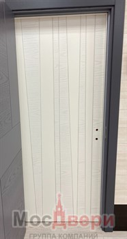 Межкомнатная дверь Гелиос Дуб Полярный глухая - фото 57315