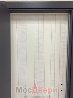 Межкомнатная дверь Гелиос Дуб Полярный глухая - фото 57316