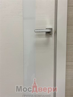 Межкомнатная дверь Феникс Дуб Полярный со стеклом - фото 57325