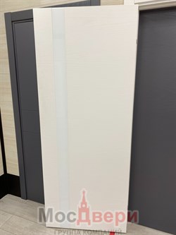 Межкомнатная дверь Феникс Дуб Полярный со стеклом - фото 57327