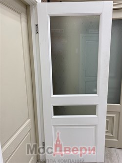 Межкомнатная дверь Profil 94RNS Монблан Сатинат Светлый - фото 57526