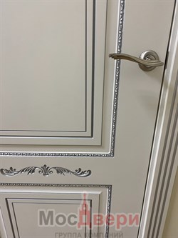 Межкомнатная дверь Soprana Bianco Argento глухая - фото 58276