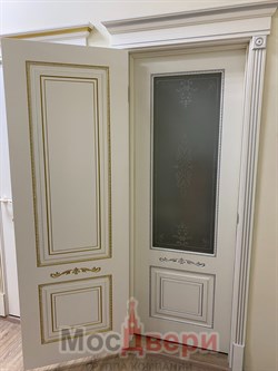 Межкомнатная дверь Soprana Avorio Oro Satinato - фото 58289