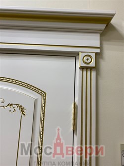 Межкомнатная дверь Chianti Bianco Oro глухая - фото 58299
