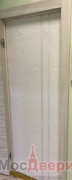 Межкомнатная дверь Profil 19SE ABS Пекан Белый LACOBEL Белый - фото 58537