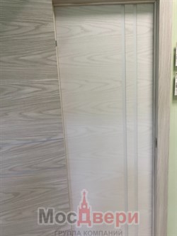 Межкомнатная дверь Profil 19SE ABS Пекан Белый LACOBEL Белый - фото 58538