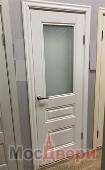 Двустворчатая дверь Profil 9SU Аляска Сатинат Узор - фото 58592