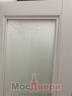 Двустворчатая дверь Profil 9SU Аляска Сатинат Узор - фото 58595